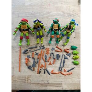 TMNT Mutant Mayhem Action Figure Set Leonardo Donatello Michelangelo Raphael Lot